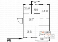 胜利村小区3室1厅1卫75㎡户型图