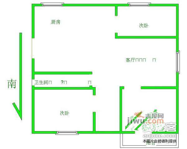 白马湖山庄4室3厅2卫120㎡户型图