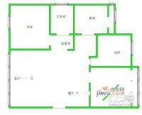 浦东花园3室2厅1卫133㎡户型图