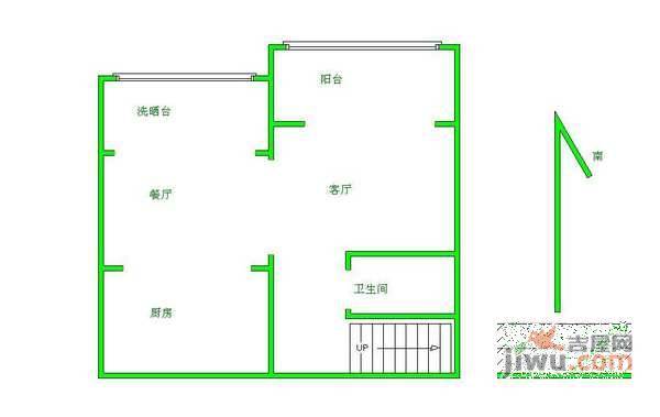 圣淘沙花城2室2厅1卫147㎡户型图