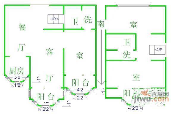 圣淘沙花城3室2厅2卫333㎡户型图