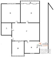 樱驼山庄3室1厅1卫150㎡户型图