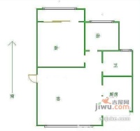 苏宁天华绿谷庄园2室1厅1卫91㎡户型图