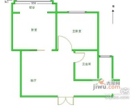 中南麒麟锦城2室1厅1卫65㎡户型图
