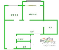 华侨公寓3室1厅1卫户型图