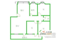 金贸新寓3室2厅2卫100㎡户型图