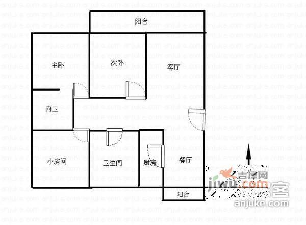 新世界花园5室2厅2卫241㎡户型图