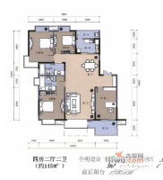 丹枫园5室3厅3卫户型图