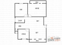 桃园人家3室2厅1卫118㎡户型图