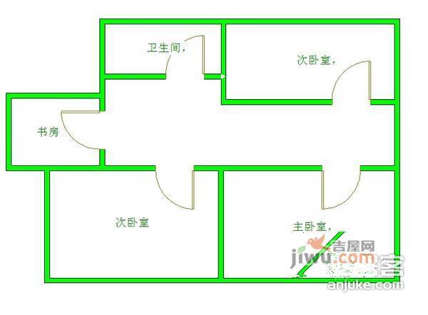 凤悦天晴5室3厅3卫202㎡户型图