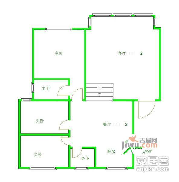 凤悦天晴3室2厅2卫197㎡户型图