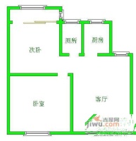 扬子六村2室1厅1卫81㎡户型图