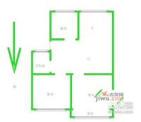 北京东路小区2室2厅1卫户型图