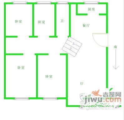 左岸名苑5室3厅2卫255㎡户型图