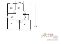 新和园3室2厅1卫123㎡户型图