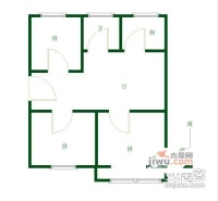 腾飞园3室2厅1卫79㎡户型图
