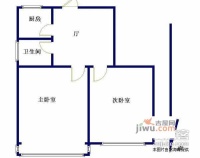 腾飞园2室1厅1卫61㎡户型图