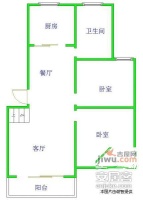 海润枫景花园2室2厅1卫93㎡户型图