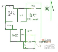 海润枫景花园3室2厅2卫109㎡户型图