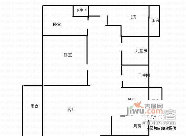 市政天元城椰树座4室2厅2卫153㎡户型图