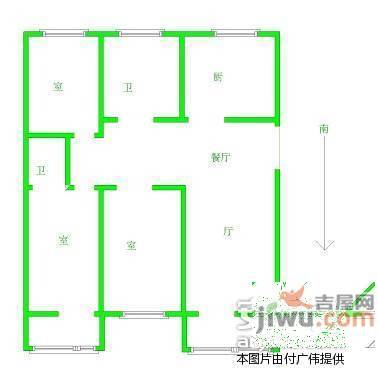 苏宁千秋情缘3室2厅2卫145㎡户型图