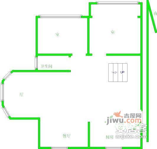 银河湾紫苑5室2厅2卫189㎡户型图