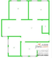外港新村3室2厅1卫93㎡户型图
