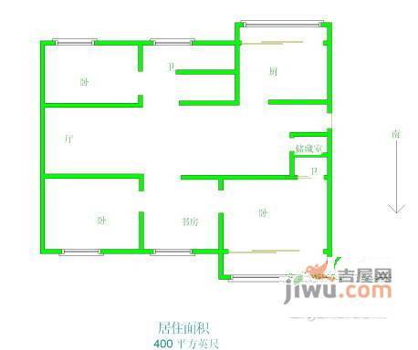 山水雅苑5室2厅2卫户型图