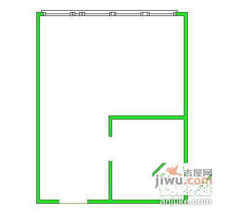 澳丽嘉园1室1厅1卫户型图