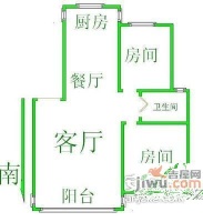 长江之家2室2厅1卫109㎡户型图