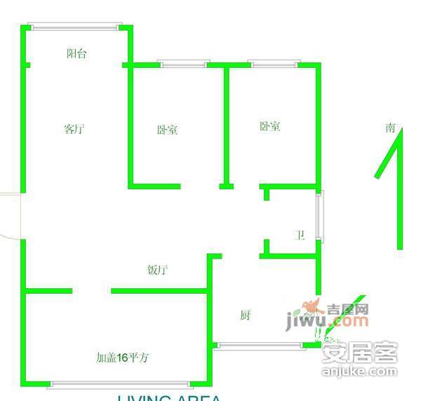 金鹏大厦4室2厅2卫151㎡户型图