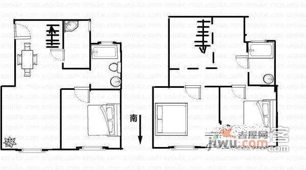 市政天元城花语座3室2厅1卫112㎡户型图