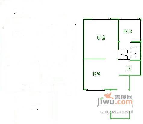 天华硅谷庄园2室1厅1卫90㎡户型图