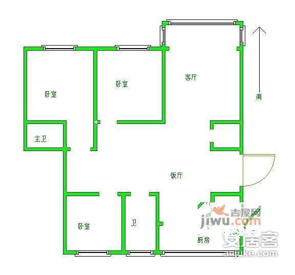 依云溪谷4室2厅3卫262㎡户型图