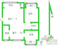 旭日景城2室2厅1卫86㎡户型图