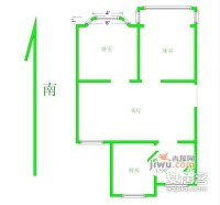 天印花园2室1厅1卫88㎡户型图