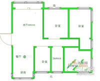 天印花园4室2厅2卫76㎡户型图