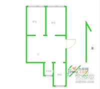 佛心桥小区2室2厅1卫户型图