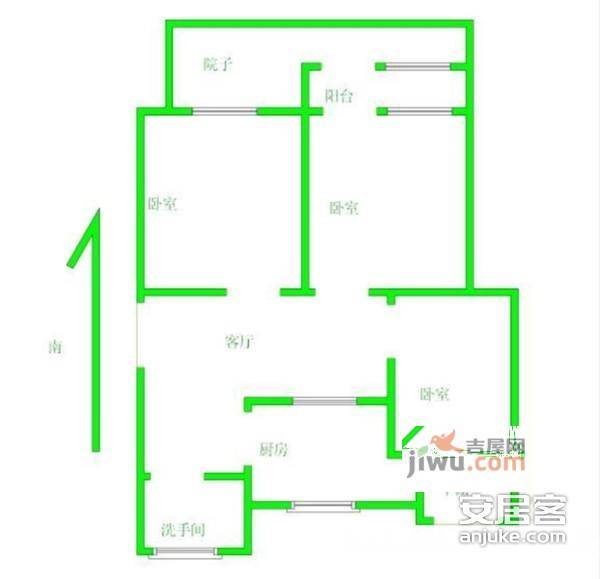 西苑5室2厅2卫户型图