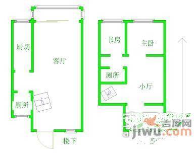 金基汇锦国际3室2厅1卫111㎡户型图