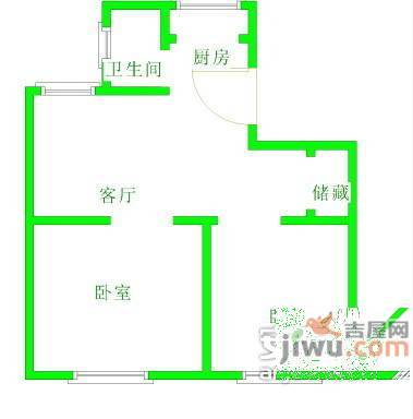 世纪东山2室1厅1卫83㎡户型图