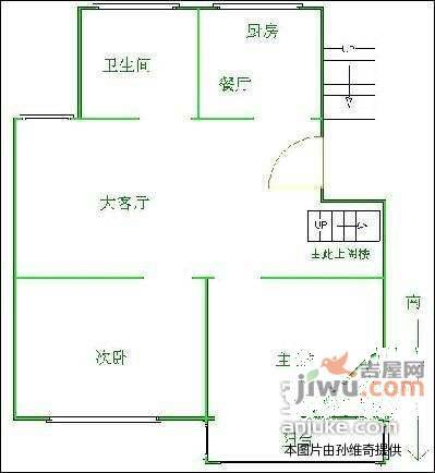 滨江奥城3室1厅1卫户型图