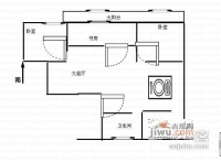 丹凤新寓3室2厅1卫131㎡户型图