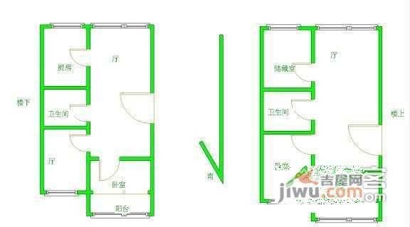 莱茵东郡5室2厅3卫204㎡户型图