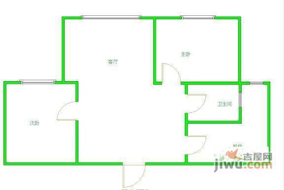 旭日华庭2室2厅1卫108㎡户型图