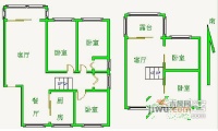 水月秦淮5室3厅3卫207㎡户型图