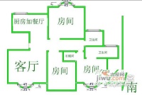 龙江国际社区3室2厅2卫190㎡户型图