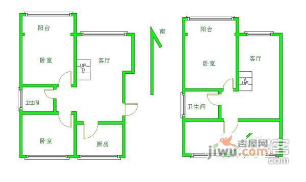 幸福美地4室2厅2卫160㎡户型图