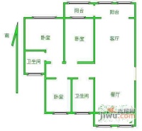 碧水湾西园4室2厅2卫192㎡户型图