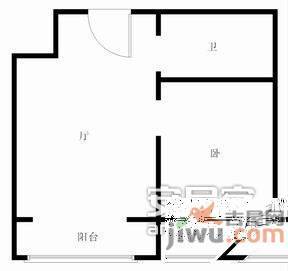 泉水散盘1室1厅1卫122㎡户型图